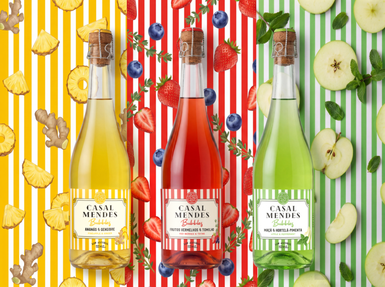 Casal Mendes apresenta “Bubbles” frutados para ampliar o portfólio